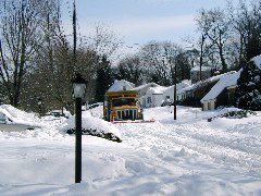 Our street gets plowed