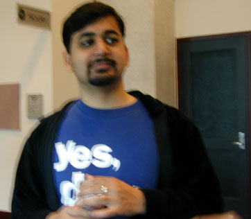 Anil had another of my favorite shirts (yes, dear).